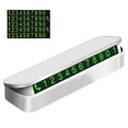 thumbnail image 1 of Car Parking Number Plate Temporary Parking Number Plate Small Stop Accessories Unique Lightweight Moving Auto Phone Number Plate white, 1 of 6