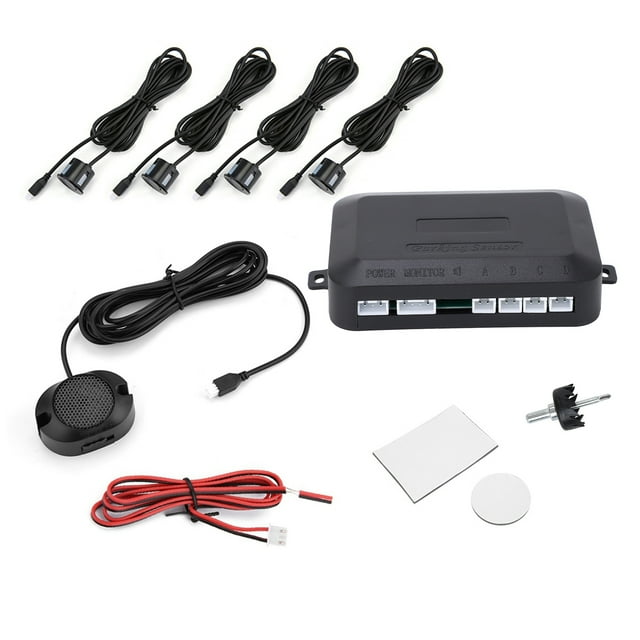 Car Parking Sensor Reversing Radar Kit Warning Sound Indicator Probe