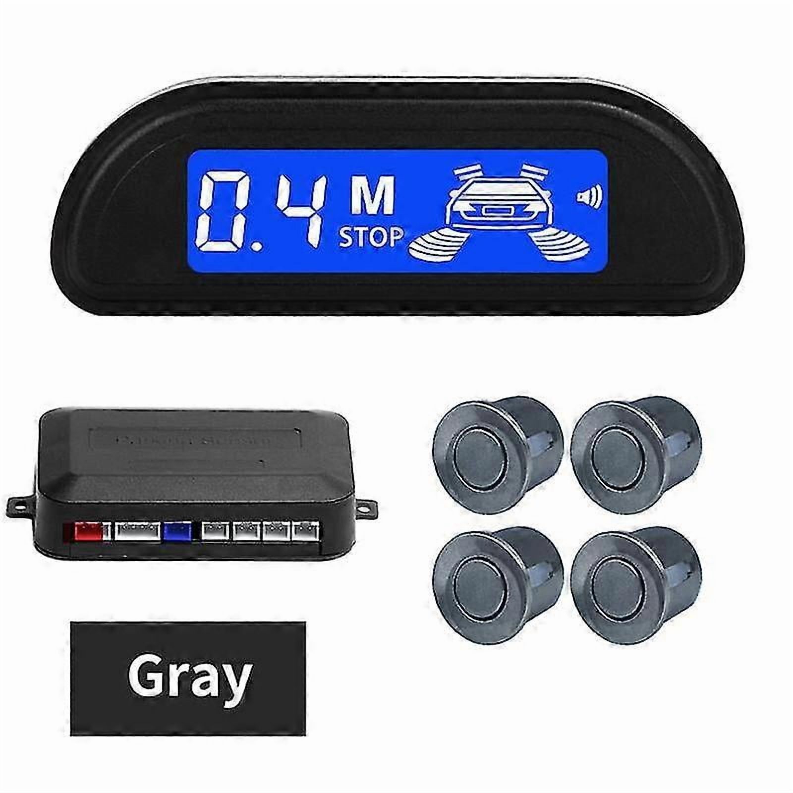Sensor Display Option Car Parking Sensor with Auto Parktronic Reverse LED Display 4 Sensors ...