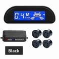thumbnail image 1 of Car Parking Sensor with Auto Parktronic Reverse LED Display 4 Sensors 12V and 8 Color Optionsblack, 1 of 5