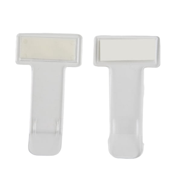 Car Parking Ticket 2Pcs Accessories 2Pcs Parking Ticket Clip Ticket Holder Clip Transparent 7.4 X 3.95 X 0.1Cm Fangkenuo
