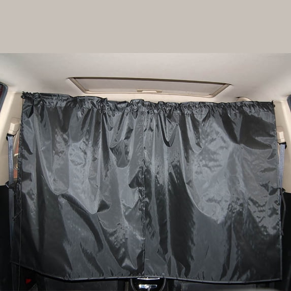 Car Partition Sunshade Curtain - Car Privacy Curtain for SUV Truck Van - UPF 50+ Sun Protection Window Shade - Block Glare & UV Rays - 1 Piece Curtains