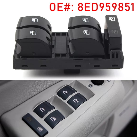 Car Parts Electric Window Switch Control Lift Button For Audi A4 B6 B7 8ED959851