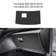 thumbnail image 1 of Car Passenger Side Toolbox Kick Guard with Suede for 2010-2014 Infiniti G25 G37 Left Drive, Black, 1 of 8