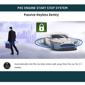 Car Passive Keyless Entry One Button Engine Start Remote Control Alarm System