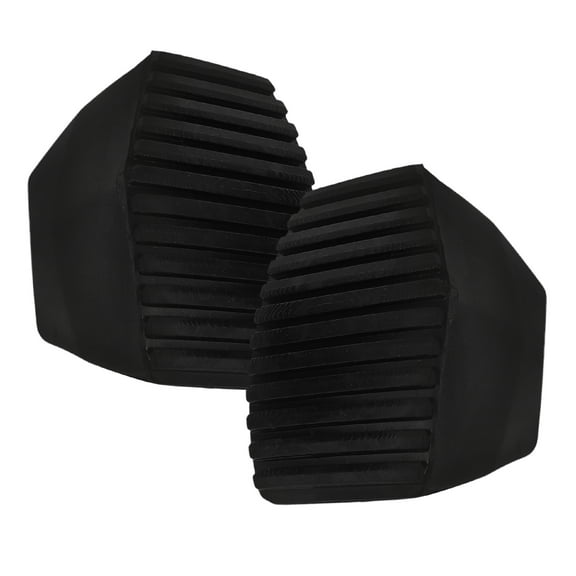 Car Pedal Extenders Brake Pedal Clutch Pedal Leather 8.00X6.00X5.80CM Black