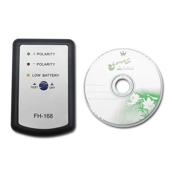 Car Phasemeter FH-168 Polarity Tester Speaker Phase Meter with Disc Powered by 6F22 9V Lithium battery(Included)