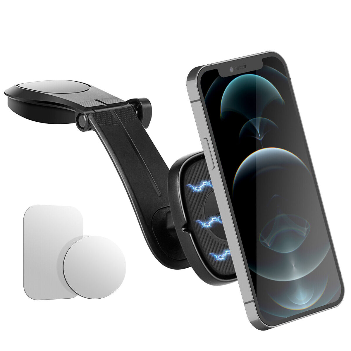 Car Phone Charger Mount Holder 360 Degree Rotation Adjustable Car