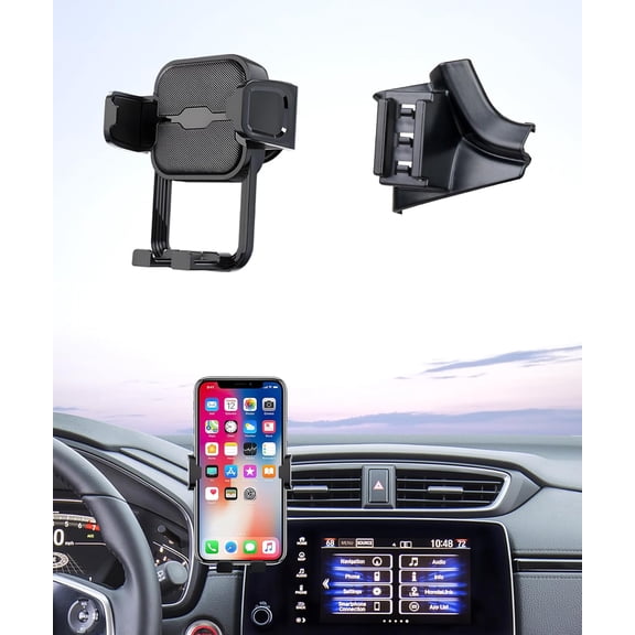 Car Phone Holder for 2017-2022 Honda CR-V / 2020-2022 CRV Hybrid Auto Accessories Navigation Bracket Interior Decoration Mobile Cell Phone Mount, 360° Rotation