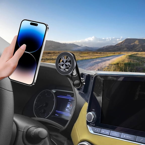 Car Phone Holder for 2021-2025 Nissan Rogue / 2019-2025 Altima / 2020-2025 Sentra Accessories 8-inch ScreenCar Mount[Strongest Magnets] 360 RotationCompatible with All Cell Phones