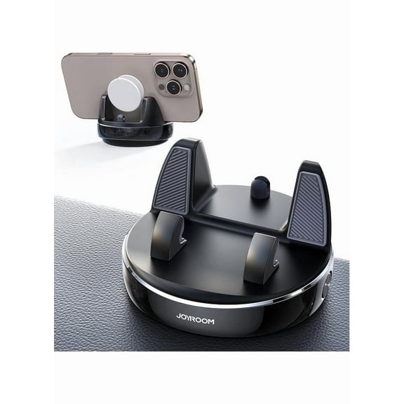 Car Phone Holder with 360 Adjustable & Avoid Sun Glare, Anti-slip Spring Snap Design Dashboard Cell Phone Holder, Phone Holders for Your Car Compatible with Pop Grip, Smartphones, GPS Devices