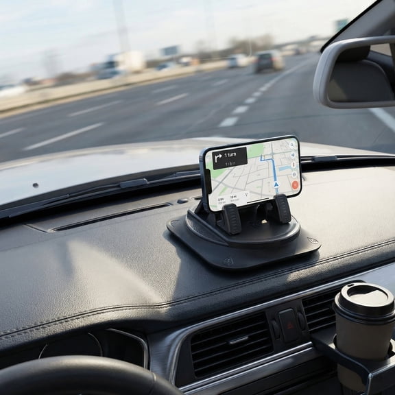 Car Phone Holder 360 Degree Rotation, 2026 New Dashboard Phone Holder, Adjustable Universal Car Phone Mount for Car Interiorcar Navigation Mount for Drivers