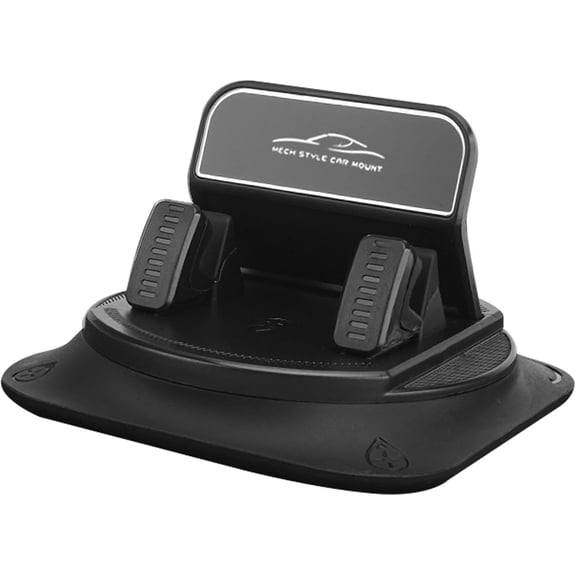 Car Phone Holder 360 Degree Rotation, 2026 New Dashboard Phone Mount with Adjustable Spring Clip, Universal Non Slip One Hand Operation Navigation Stand Bracket for Smartphones(2PCS)