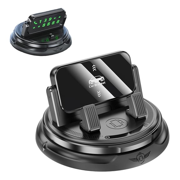 Car Phone Holder 360 Degree Rotation, 2026 New Dashboard Phone Mount , Universal Non Slip One Hand Operation Navigation Stand Bracket for Smartphones