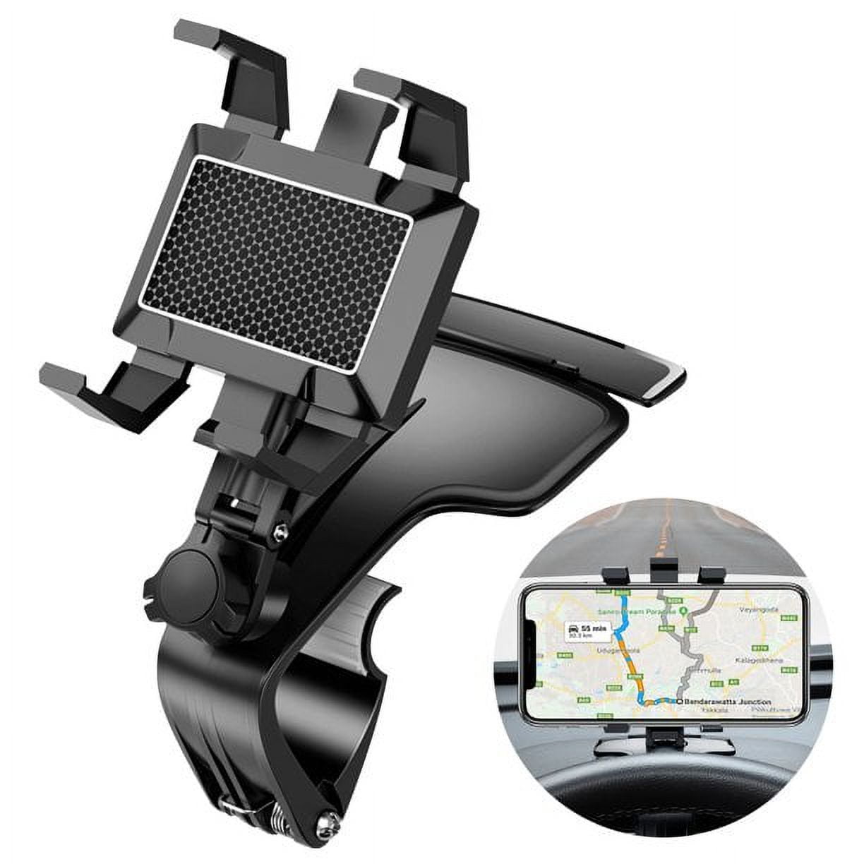 Car Phone Holder, 360-Degree Rotation Dashboard Cell Phone