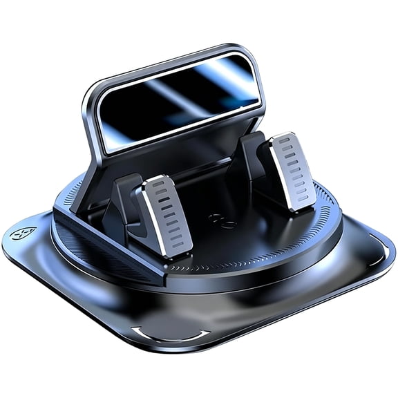 Car Phone Holder 360 Degree Rotation Dashboard Mount with Reusable Gel Base for Smartphones Cars SUVs and Trucks 1 Pack