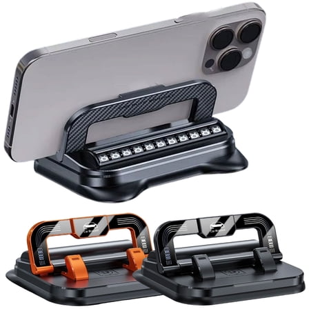 Car Phone Holder 360 Degree Rotation, Suitable for car Navigation in-car Dashboard, Adjustable Suction Cup Non Slip Phone Mount for All Smartphones