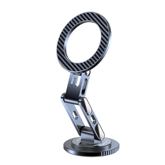 Car Phone Holder 360 Rotation Metal Build Anti-Slip Grip For Safe Driving