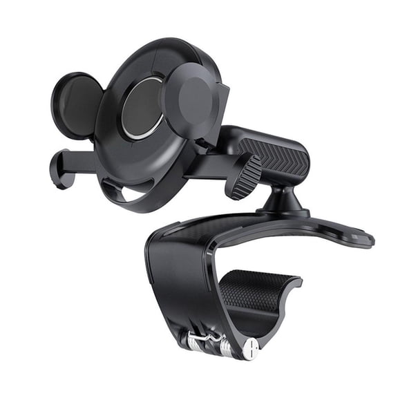 Car Phone Holder Air Vent & Dashboard Mount Gravity Link Adjustable Clamp 360° Rotatable for Driving Navigation