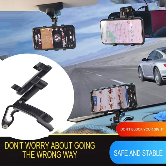 Car Phone Holder,Car Phone Car Dashboard Phone for All Mobile Phones,Black