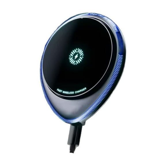 Car Phone Holder Charger with Magnetic Wireless Charging, 15W Max Quick & Efficient Charging, Super Strong Magnet 360° Rotation Dashboard & Vent Mount for Secure Driving and Easy Installation