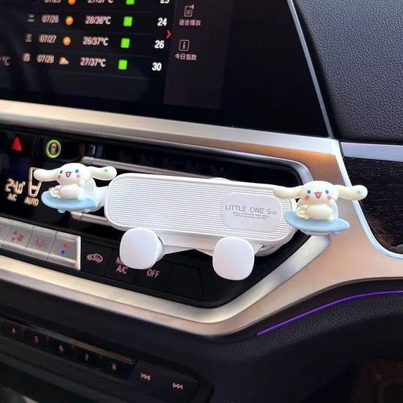 Car Phone Holder Cute Cartoon Air Vent Mount Universal Clip Bracket Phone Stand Car Mobile Navigation Support