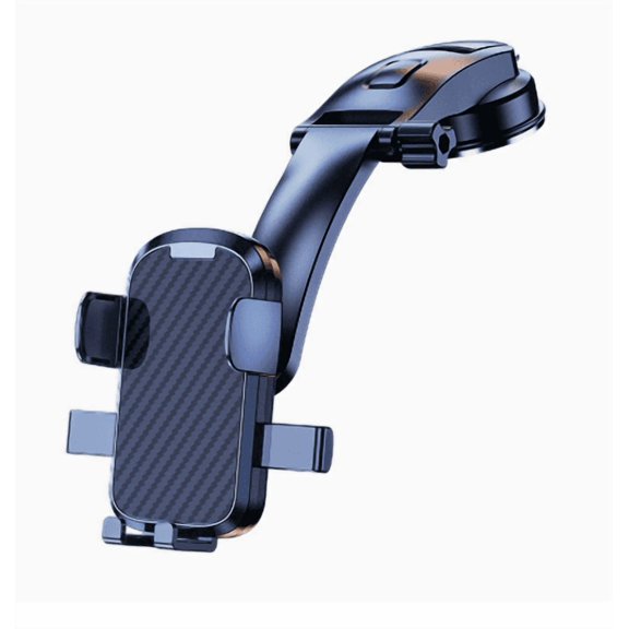 Car Phone Holder for Dashboard and Windshield, Stable Phone Mount for Car | with 360° Rotation & 270° Adjustable Arm, Hands Free Cell Phone Holder, Anti-Slip Silicone Pad, Fits 4.7-6.7" Smartphones