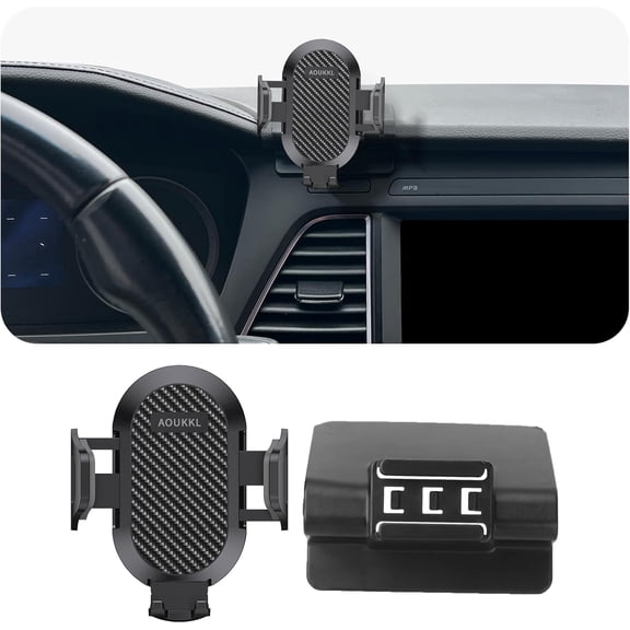 Car Phone Holder Fits for Hyundai Sonata 2015-2017 Accessories,Thick Cases Friendly,Cell Phone Mount for 4.7-7 in Phones,360 Degree Rotation,Easy to Install