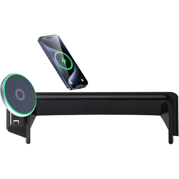 Car Phone Holder for Ford Bronco Sport 2021-2024 Accessories Apply to 8 Inch Touch Screen 15W Fast Wireless Charger Screen Fixed Clip Cell Phone Mount Hands-Free 360 Degree Rotation