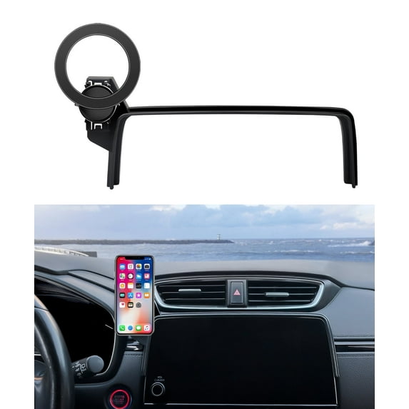 Car Phone Holder for Honda CR-V 2017-2022 Accessories Screen Fixed Clip, 360° Rotation Phone Mount Compatible with MagSafe, Cell Phone Holder Does Not Affect Air Vent