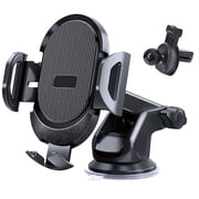 Huryfox Universal Phone Mount For Car- Cell Phone Stand Car Phone Holder for Dashboard/Windshield/Air Vent Car Accessories for iPhone & Android Phone/ Thanksgiving Christmas Gift