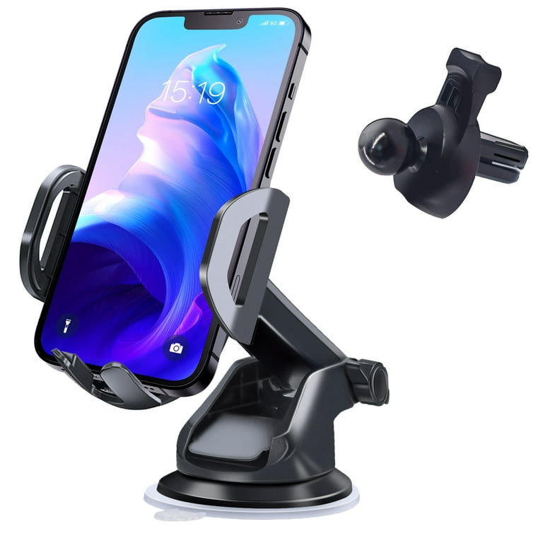 Universal Magnetic Car Mount Holder Dash Windshield Suction Cup For Cell  Phone 
