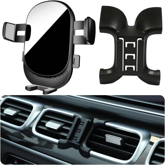 Car Phone Holder for Mercedes-Benz GLE-Class/GLS Class Auto Accessories [Only for 2020-2024 GLE & GLS] [Auto Lock Hands Free Cell Phone Mount Car fits for iPhone & All Smartphones]