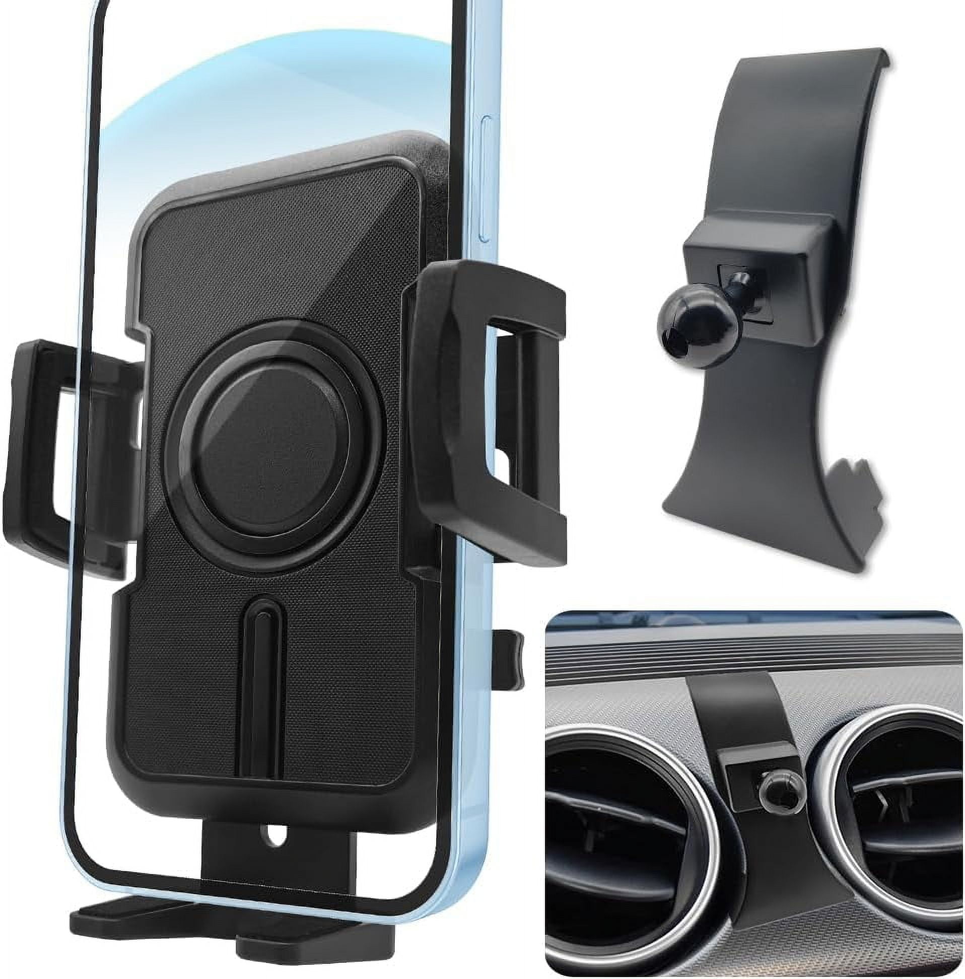 Car Phone Holder Mount 2015-2023 Ford Mustang Auto Accessories Interior Decoration Smartphone Thick Case Cradles Navigation Bracket iPhone