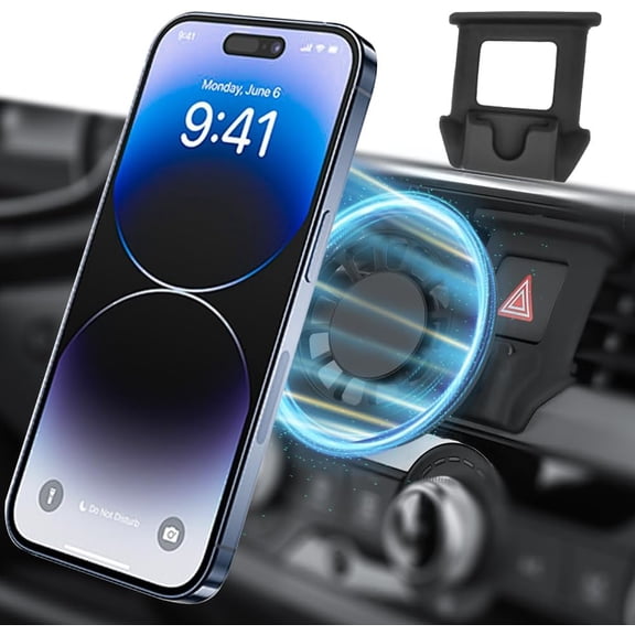 Car Phone Holder Mount for Audi A4/S4/A5/S5/RS4/RS5 2017-2025 Car Accessories Car Mount 360 Rotation for Car Phone Holder Magnetic Hands Free Compatible with iPhone Samsung Smartphones