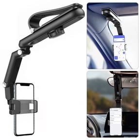 Car Phone Holder Mount, EEEkit Sun Visor Phone Holder for Car, Universal Clip 360Adjustable Cellphone Stand Rearview Mirror Cradle Compatible with Samsung, LG, Huawei Phone