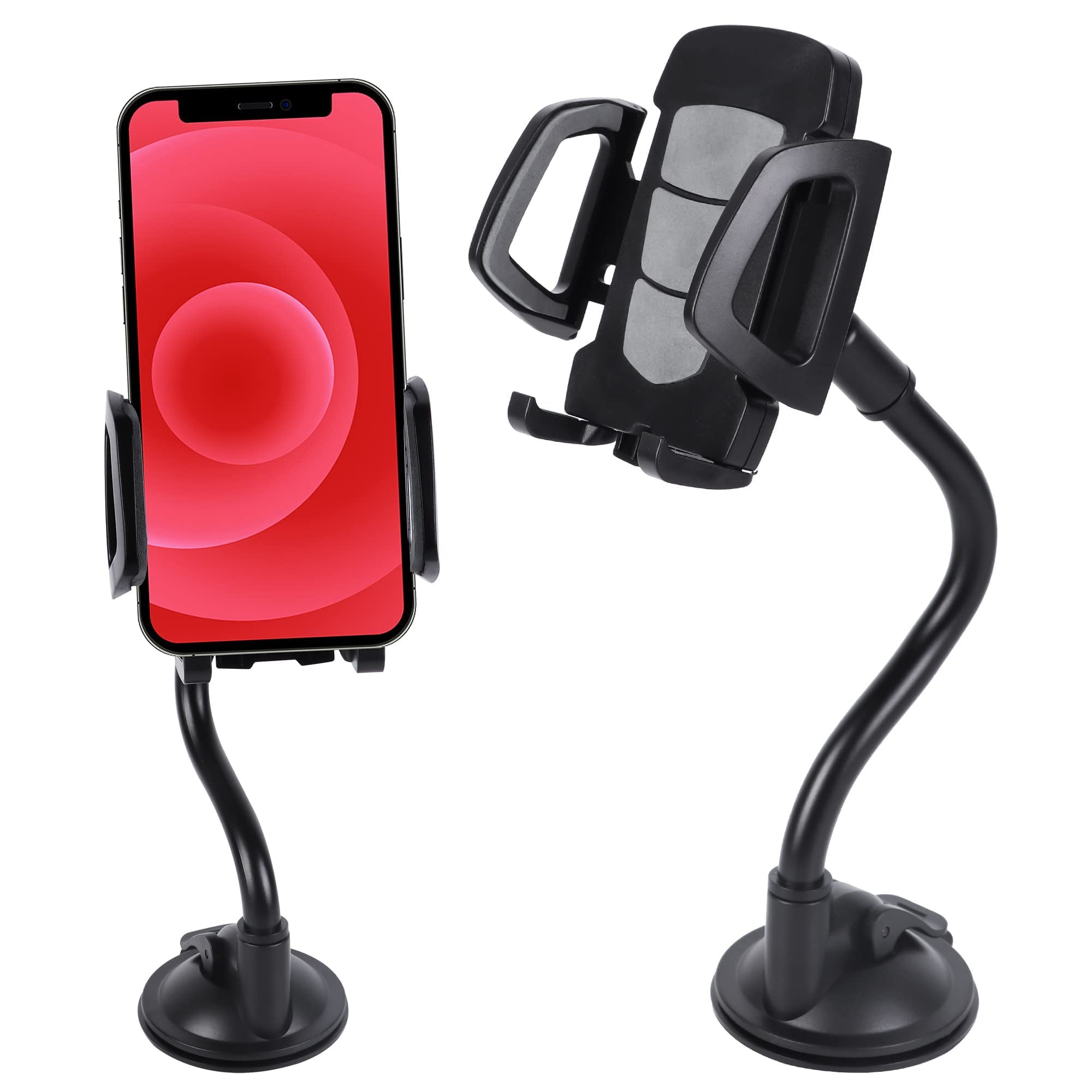 Car Phone Holder Mount Heavy Duty Windshield Phone Mount for Car 360Degree Rotative Dash