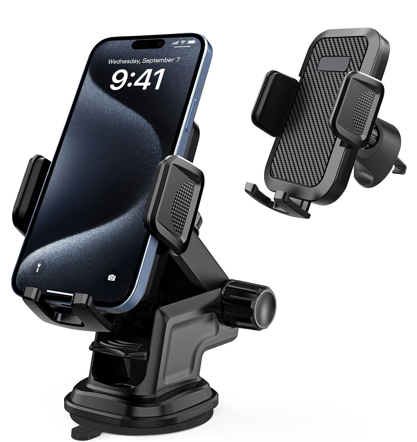 Car Phone Holder Mount MMF7 [Super Suction Cup] Dashboard Cell