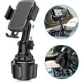 thumbnail image 1 of Car Phone Holder Mount, Phone Mount for Car Universal 360 Adjustable Phone Holder , Car Cup Holder for All Smartphones, 1 of 7