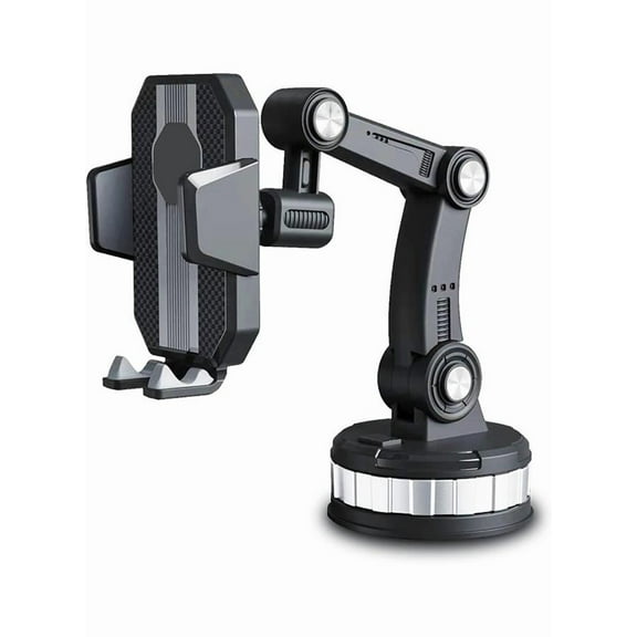 Car Phone Holder Mount, Suction Cup Cell Phone Holder Stand, Universal Dashboard/Windshield/Window Phone Holder One-Button Pop-up Strong Suction Cell Phone Car Mount