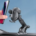 thumbnail image 1 of Upgraded Car Phone Mount - Super Stable 270° Rotatable Hook Holder with Strong Suction Cup, Universal Fit for All Smartphones 4-7.8 Inch, One-Hand Operation for Safe Driving (5.28x4.02x3.19in), 1 of 9