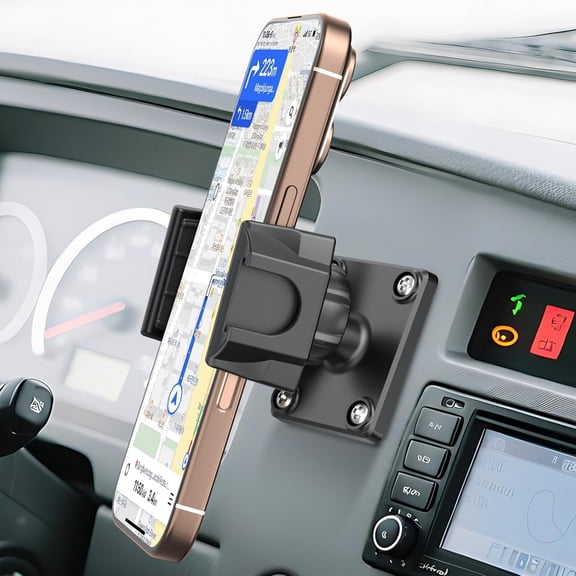 Car Phone Holder for Truck/Wall/BoatDrill-Base Mount for Van/Dashboard Durable Stand Compatible with 4.7"-6.9" iPhone/HTC/LG/Nexus/Samsung/Huawei,Other Smartphones