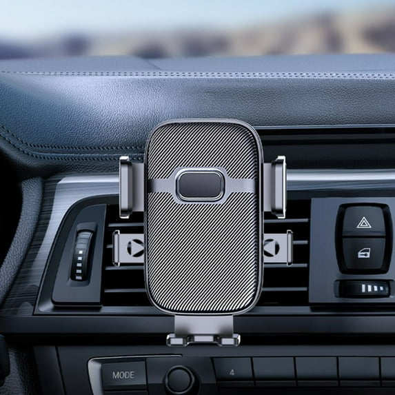 Car Phone Holder, Universal Air Vent Mount with Extra Strong Hook Clip, Thick Case Friendly, 360° Rotatable, Compatible with Phone & Android Smartphones, Secure Auto Cradle for Navigation