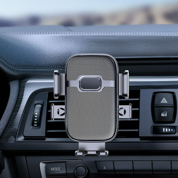 Car Phone Holder, Universal Air Vent Mount with Extra Strong Hook Clip, Thick Case Friendly, 360° Rotatable, Compatible with Phone & Android Smartphones, Secure Auto Cradle for Navigation