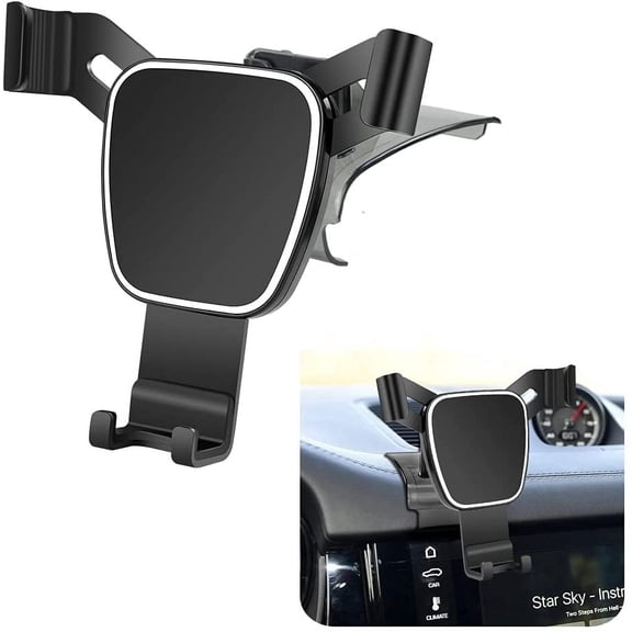 Car Phone Holder for 2015-2025 Porsche Macan and 2019-2023 Cayenne Auto Accessories Navigation Bracket Interior Decoration Mobile Cell Phone Mount