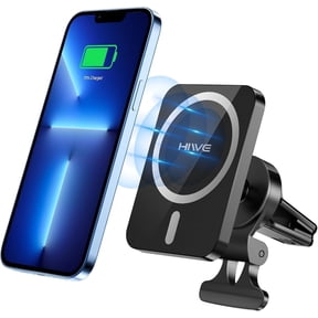 ExtreLife Magnetic Car Mount Charger Compatible for iPhone 17/16/15/14/13/12, 15W Fast Wireless Charging, 360°Adjustable Air Vent Phone Holder