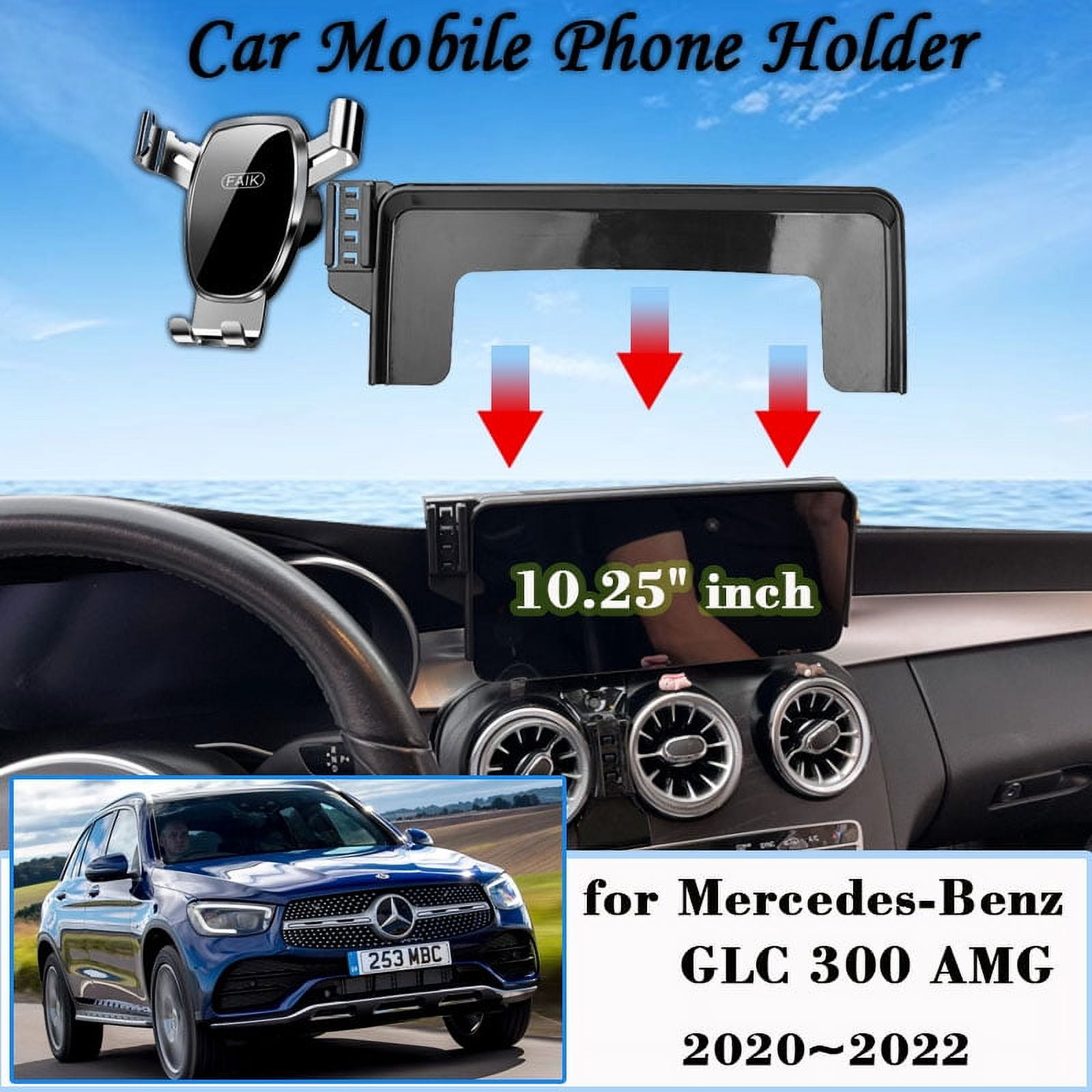 Car Phone Holder for Mercedes Benz GLC 300 43 AMG 63 S 2020 2022 Air Vent Cellphone Mount GPS Bracket Gravity Stand Accessories