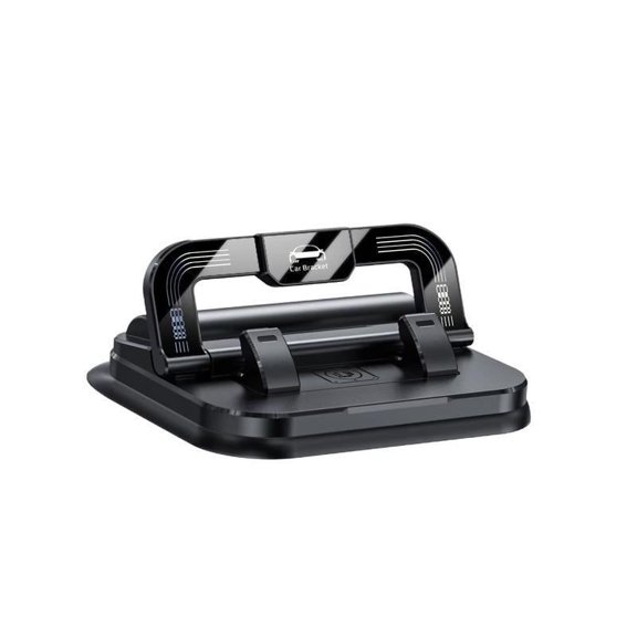 Car Phone Holder with 360-Degree Rotation, Adjustable Horizontal & Vertical Angles, Non-Slip Suction Cup for iPhone and Android Dashboard Navigation