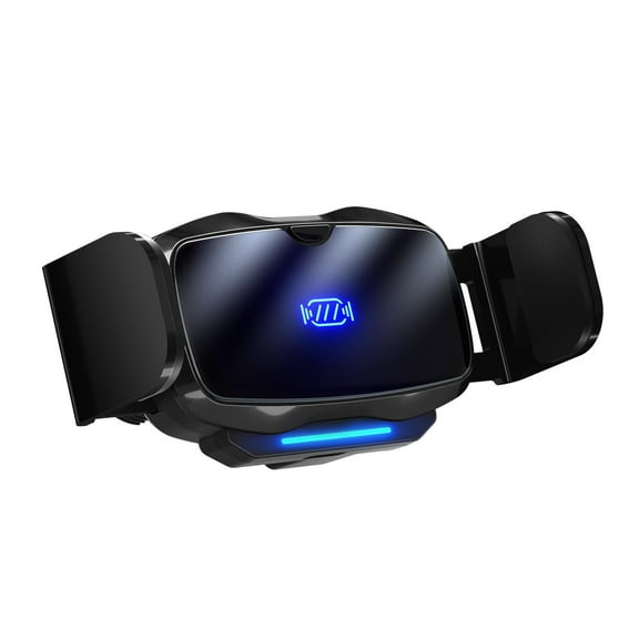 Car Phone Holders - Automatic Sensor Clamp with 360° Rotation, Hands-Free Mount for 4-6.5" Phones, Ideal for Commuters, Rideshare Drivers, and Family Travel