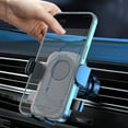 thumbnail image 1 of Car Phone Mount, 360° Auto-Clamping Shockproof Holder with Anti-Slip Silicone, Universal Fit for 4-7.2\, 1 of 8